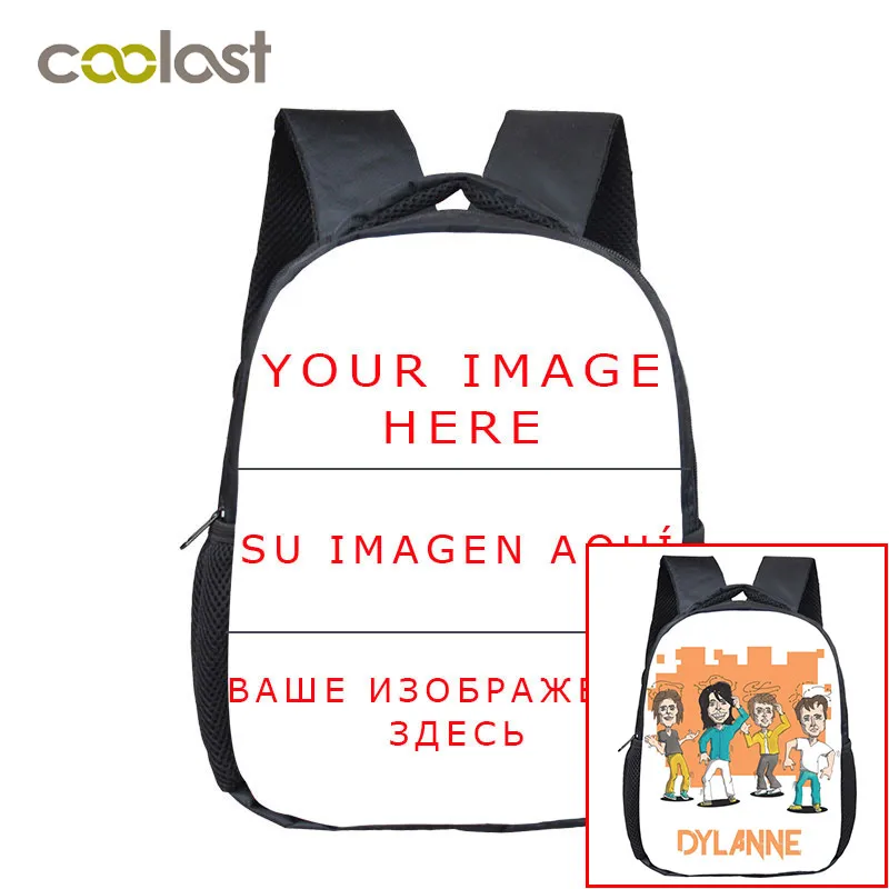 Custom Photo Book - ที่กำหนดเอง Mini กระเป๋าเป้นักเรียนสำหรับวัยรุ่นปรับแต่งภาพเด็กเล็กถุงผ้าอ้อมกระเป๋าเป้สะพายหลังเด็กกระเป๋าหนังสือโรงเรียนถุงซานตา