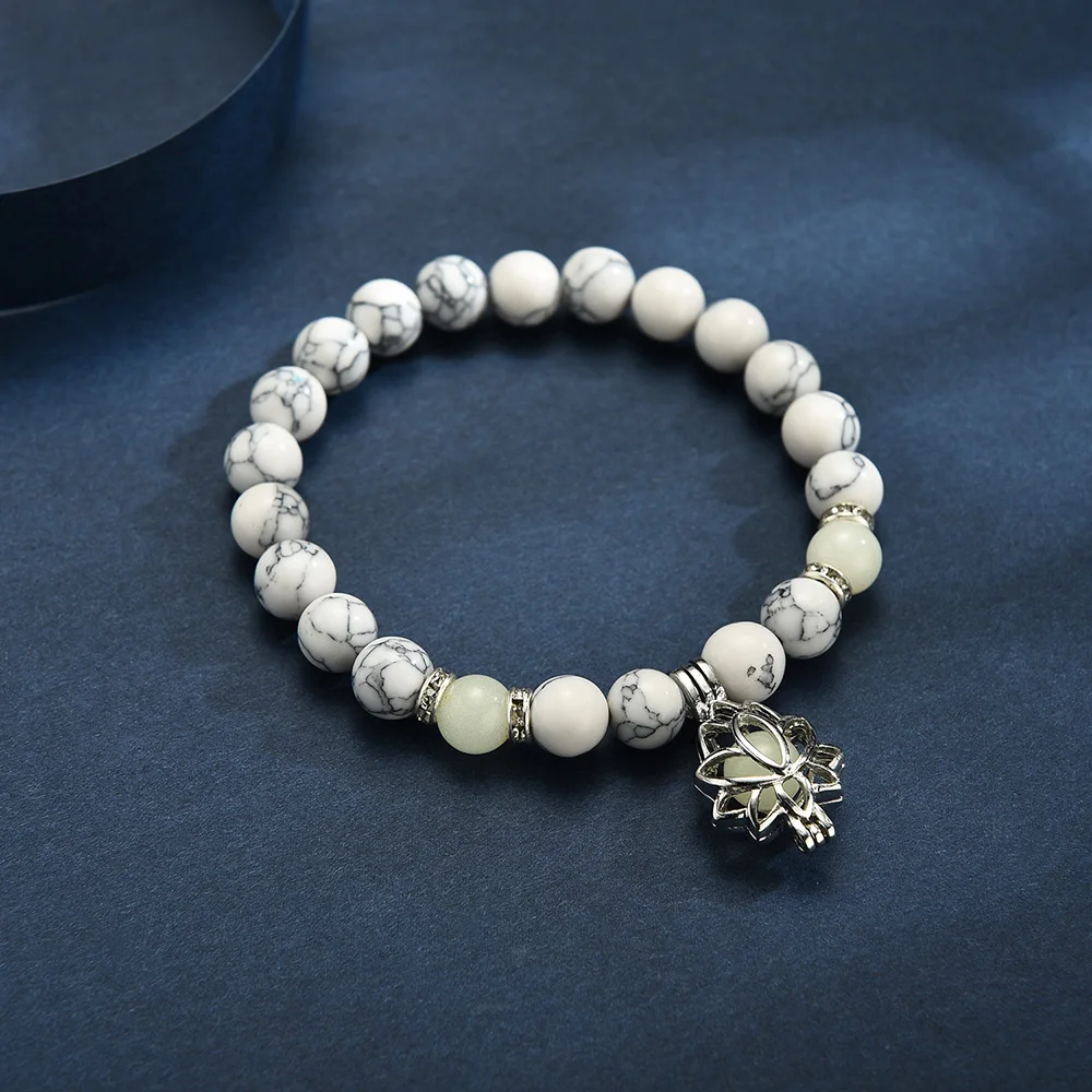 สร้อยข้อมือหินธรรมชาติโยคะ Hea - Coordinates Bracelet บทวิจารณ์และราคา