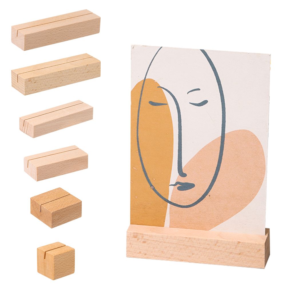 กรอบรูปฐานโต๊ะการ์ดไม้ธรรมชาติ - Engraved Wood Frame บทวิจารณ์และราคา