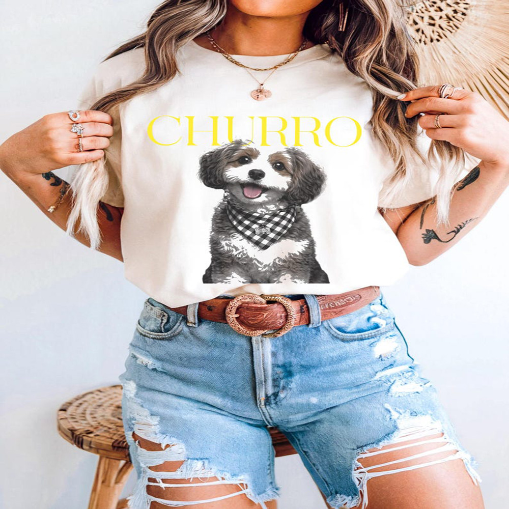 เสื้อยืดลายภาพสัตว์เลี้ยงแบบกำ - Pet Portrait Custom บทวิจารณ์และราคา