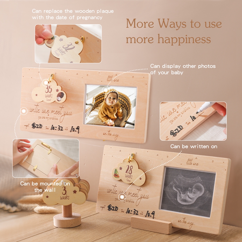 กรอบรูปโซโนแกรมสำหรับเด็กกรอบร - Engraved Wood Frame บทวิจารณ์และราคา