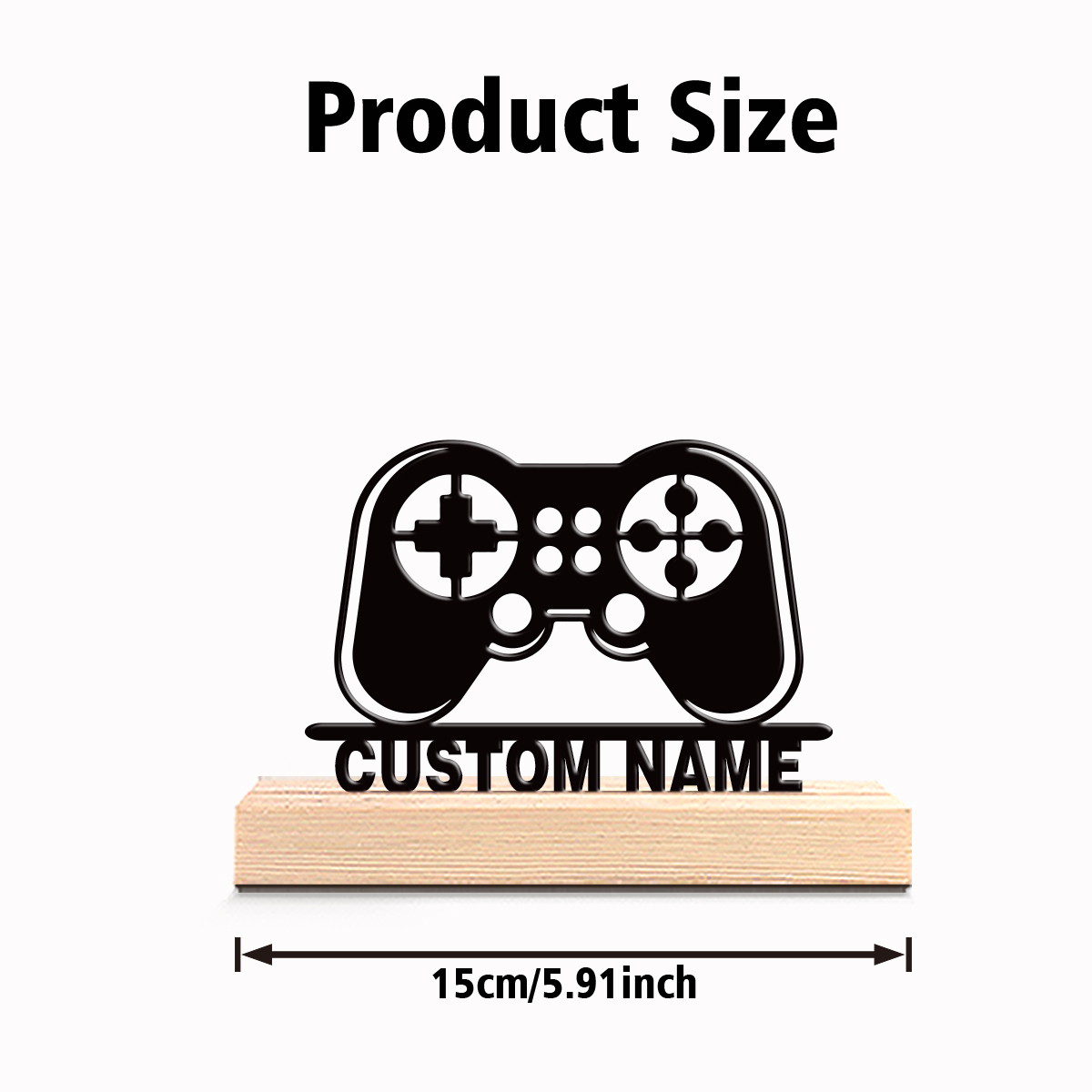 ตุ๊กตาโลหะรูปคอนโทรลเลอร์เกมแบ - Engraved Wood Frame บทวิจารณ์และราคา