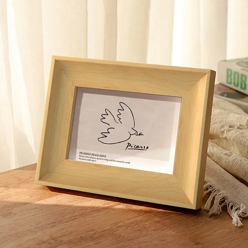 กรอบรูปไม้ 5/6/7/8/10 นิ้ว A4  - Engraved Wood Frame บทวิจารณ์และราคา