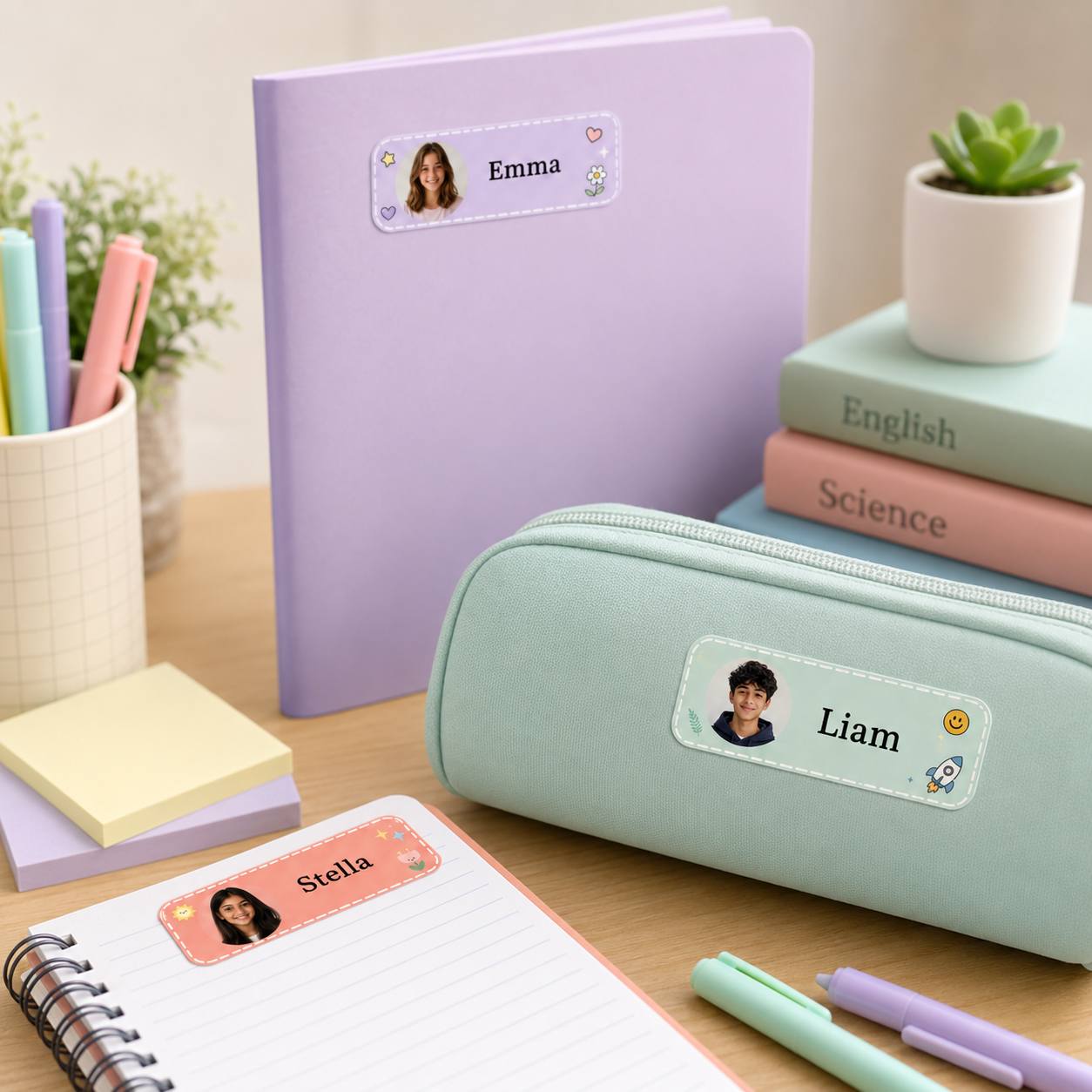 สติกเกอร์ชื่อคลาสแบบกำหนดเอง,  - Custom Photo Book บทวิจารณ์และราคา