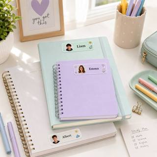 สติกเกอร์ชื่อคลาสแบบกำหนดเอง,  - Custom Photo Book บทวิจารณ์และราคา