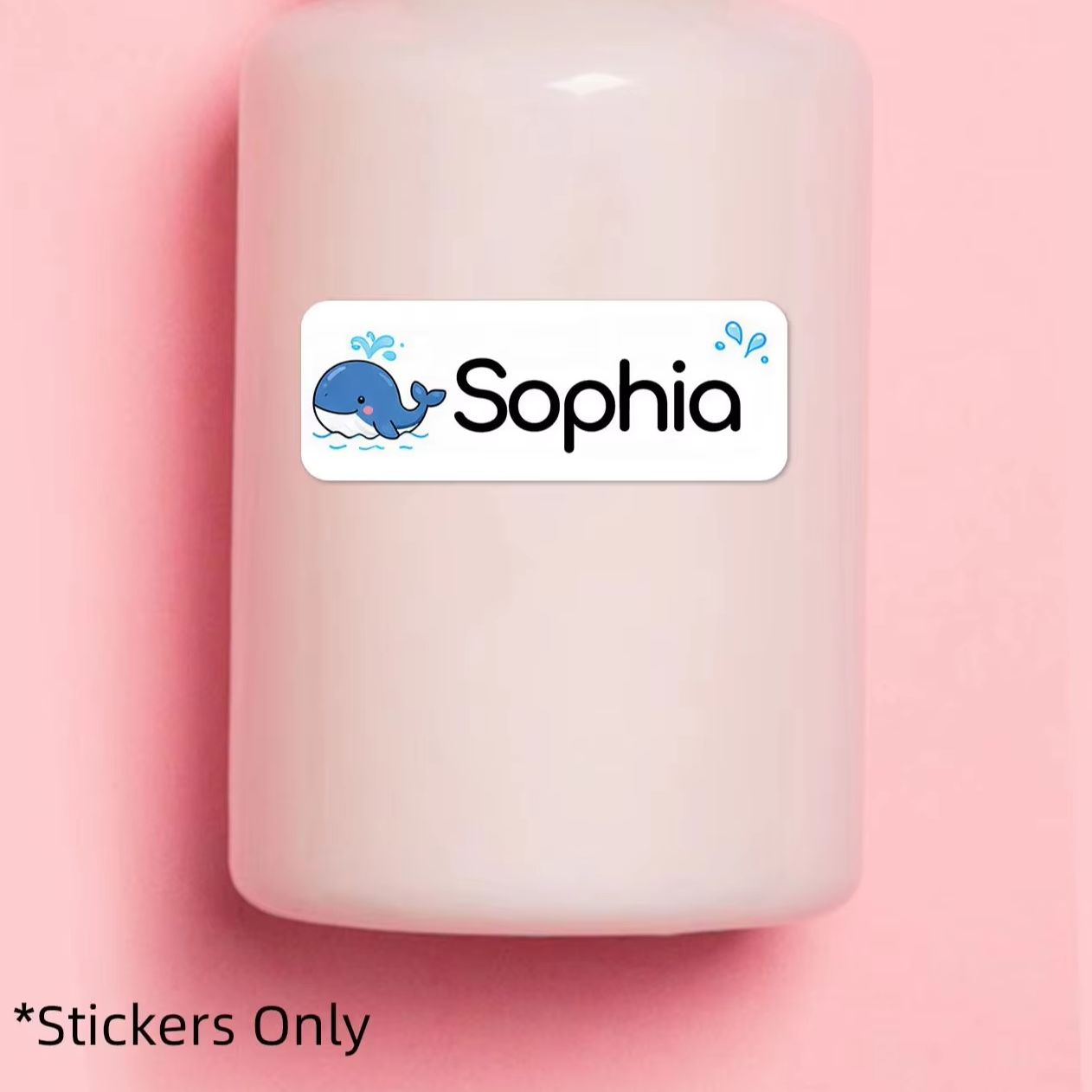 สติกเกอร์ชื่อการ์ตูนแบบกำหนดเอ - Personalised Candle Label บทวิจารณ์และราคา