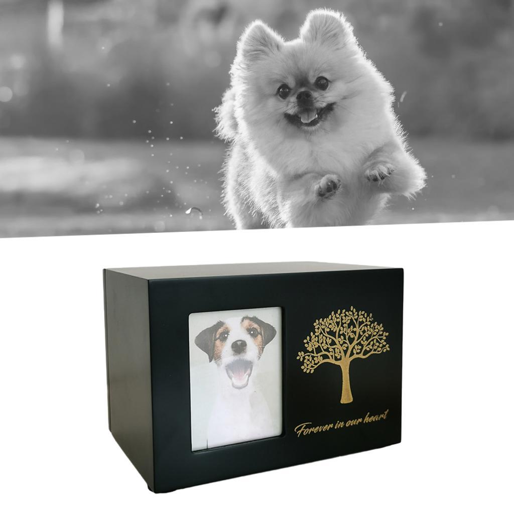 โกศใส่ไม้สำหรับงานศพสุนัขพร้อม - Engraved Wood Frame บทวิจารณ์และราคา