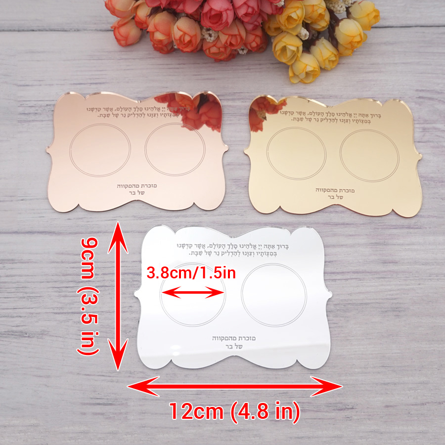 ส่วนบุคคลงานแต่งงานตกแต่งตาราง - Personalised Candle Label บทวิจารณ์และราคา